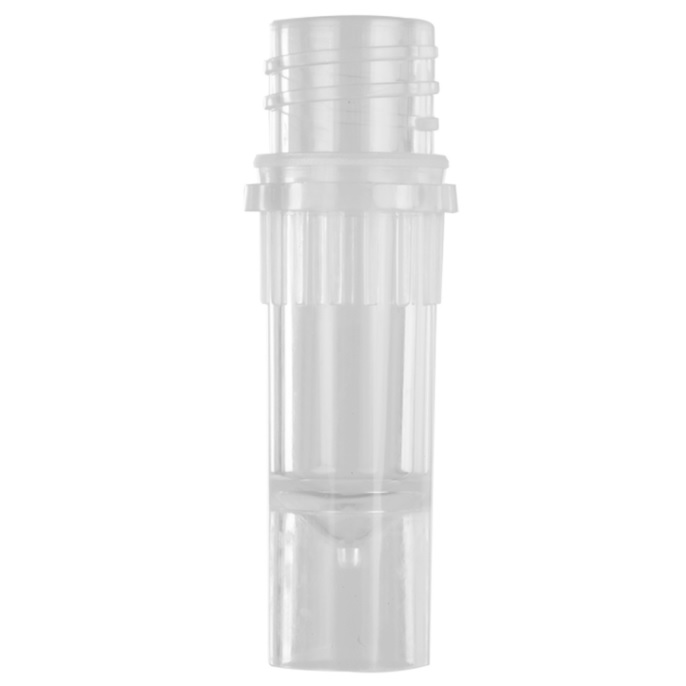 Axygen® 0.5 mL Self Standing Screw Cap Tubes Only, Polypropylene, Clear, Nonsterile