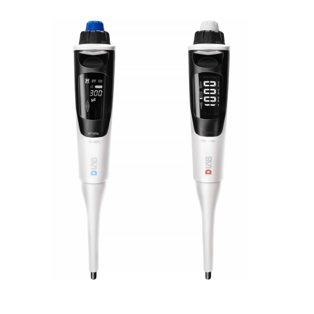 D-Lab™ dPette+, Multifunction Electronic pipettes, Single-channel Adjustable Volume, 30 - 300 μl