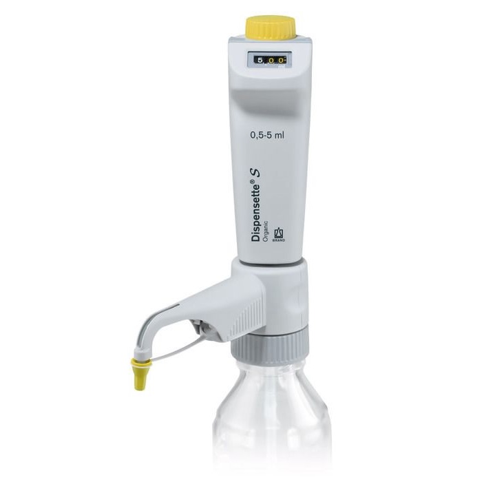 Bottle-top Dispensers Dispensette® S Organic, Digital, DE-M, 0.5 ml - 5 ml, Without Recirculation Valve