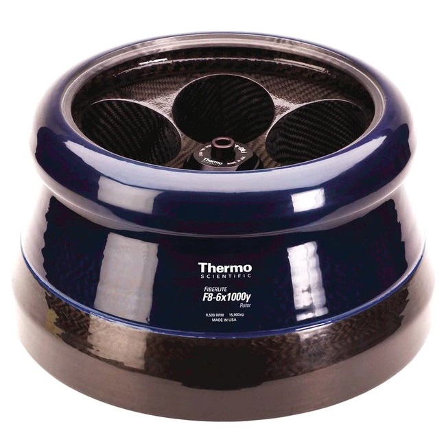 Thermo Scientific™ Fiberlite™ F6-6 x 1000y Fixed-Angle Rotor, For Sorvall RC 3 Series Large Capacity Centrifuges