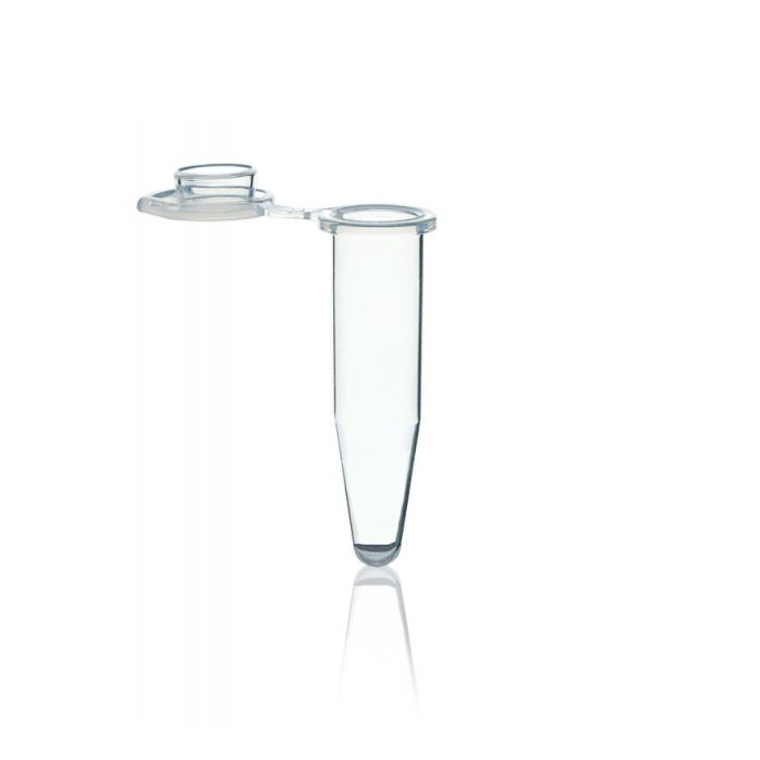 BRAND™ Single Tubes PCR, BIO-CERT® PCR Quality 0.5 ml, With Flat Cap, transparent