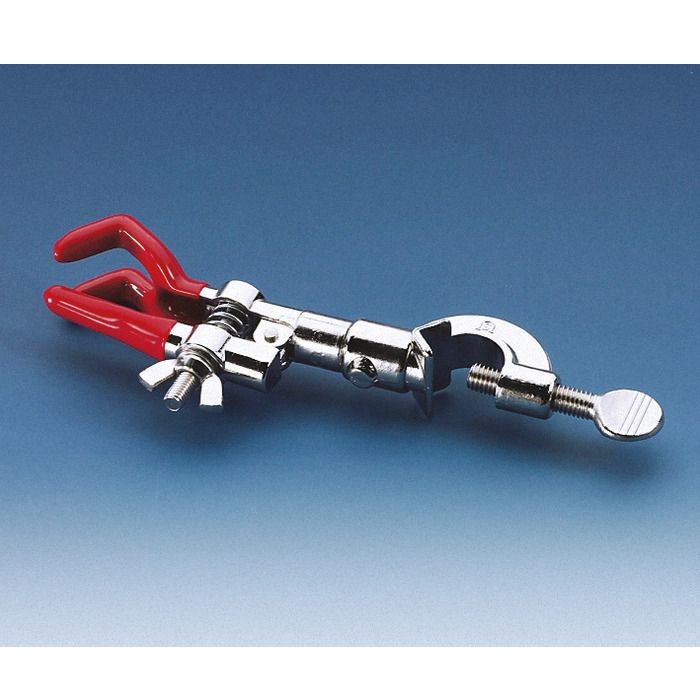 BRAND™ Burette Clamp, Aluminum Die Casting For 2 Burettes, With Roll Mounting