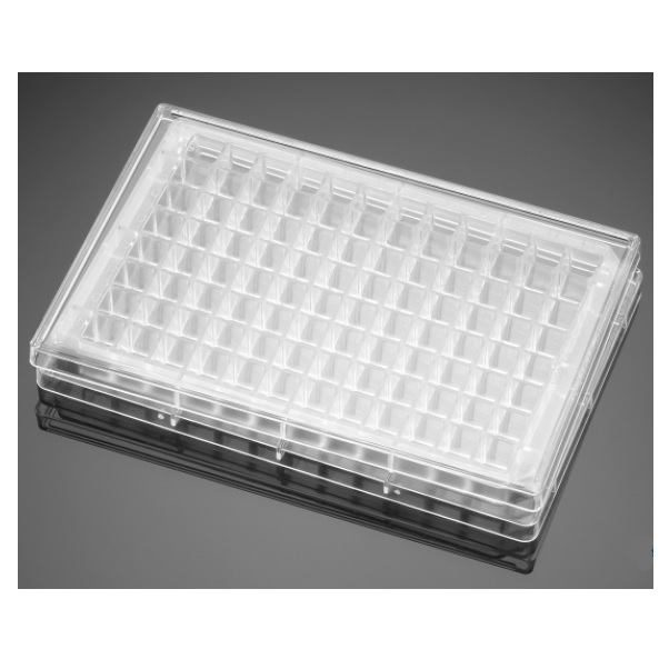 Falcon® 96-well Feeder Polystyrene Tray, with Lid, Sterile