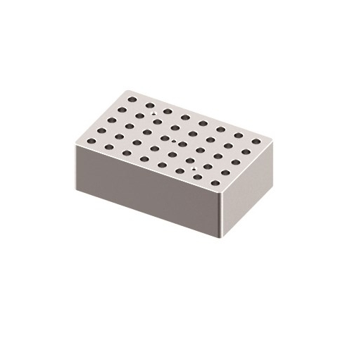 D-Lab Heating block, used for 0.5 mL tubes, 40 holes