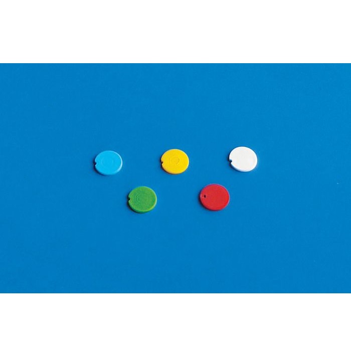 BRAND™ Cap Inserts, PP, For Microtubes, For Identification, For All Non-tamper Evident Screw Caps, White