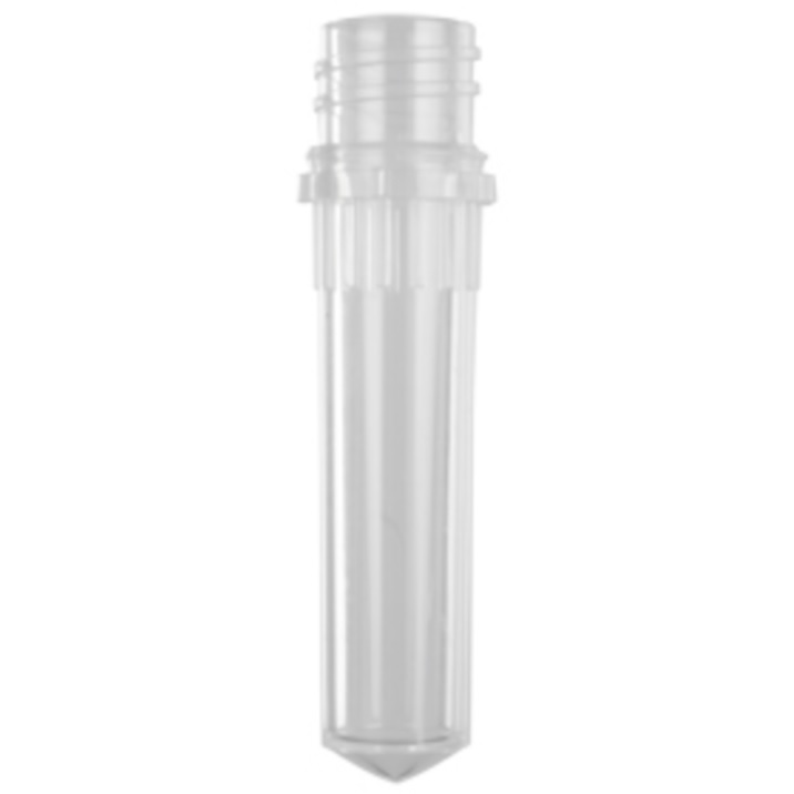 Axygen® 2.0 mL Conical Screw Cap Tubes Only, Polypropylene, Clear, Nonsterile