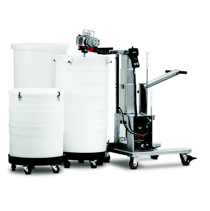Thermo Scientific™ Dolly for 50 to 200 L Plastic Drums for HyPerforma™ Single-Use Mixer DS 300 (single, polyethylene)