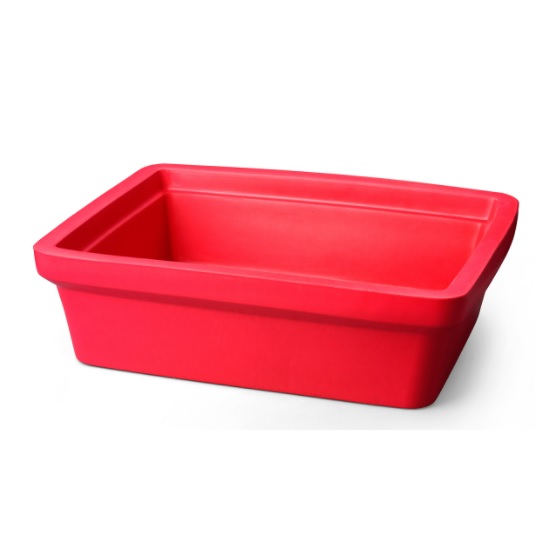 Corning® Ice Pan, Rectangular, Maxi 9L, Red