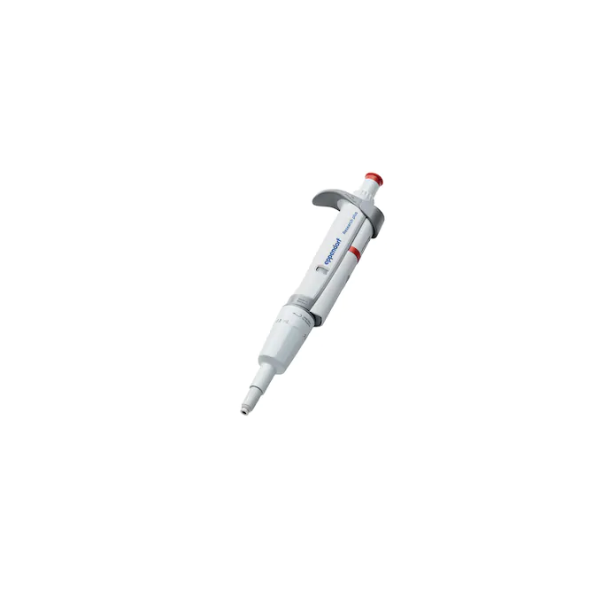 Eppendorf Research® plus, 1-channel, variable, incl. epT.I.P.S.® sample bag, 0.25 – 2.5 mL, red