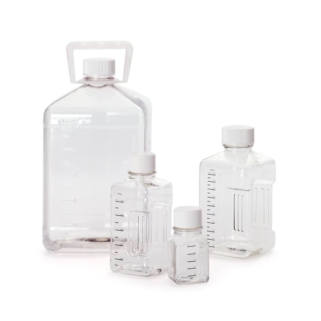 Nalgene™ PETG Certified Clean Biotainer Bottle, 2 L, Pack Of 5