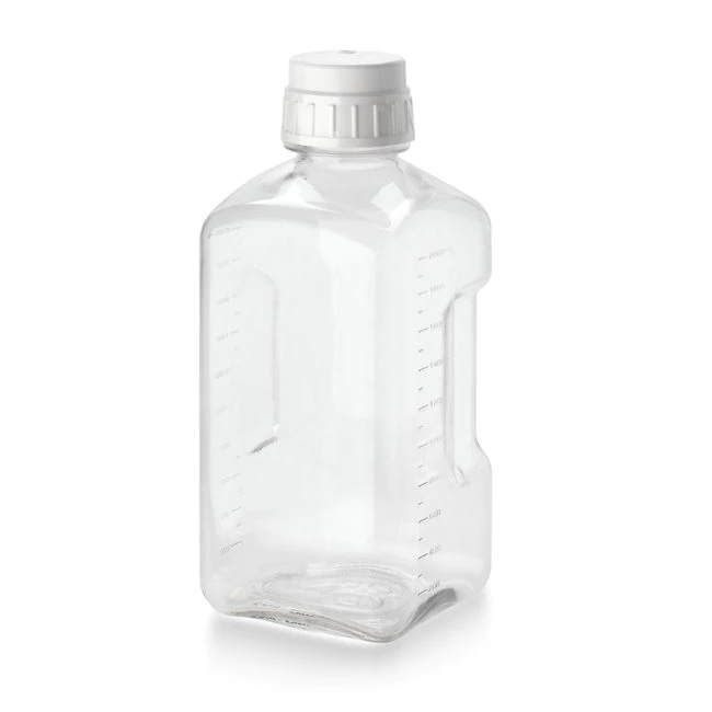 Nalgene™ Square PETG Platinum Certified Clean Media Bottle, 20 mL