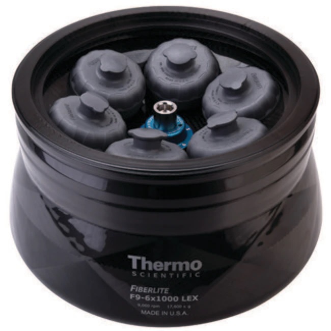 Thermo Scientific™ Fiberlite™ F9-6 x 1000 LEX Fixed Angle Rotor, For Sorvall LYNX 6000 Superspeed Centrifuge