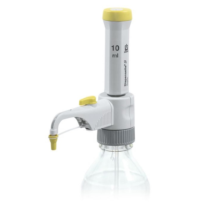 Bottle-top Dispensers Dispensette® S Organic, Fixed-volume, DE-M, 10 ml, Without Recirculation Valve
