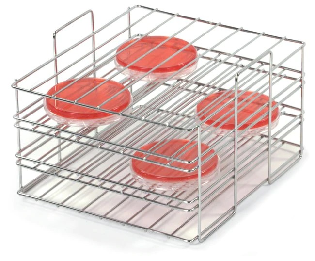 Thermo Scientific™ Sample Racks for Precision™ Water Baths, Stainless Steel Petri Dish Rack, For Use With Precision Circulating, Coliform, and 20-28L General Purpose Water Baths