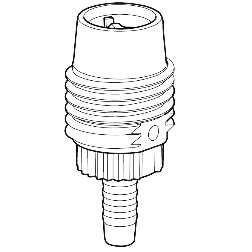 Eppendorf Aspirating valve, for Varispenser® 2/2x, for 25 mL, 50 mL, 100 mL