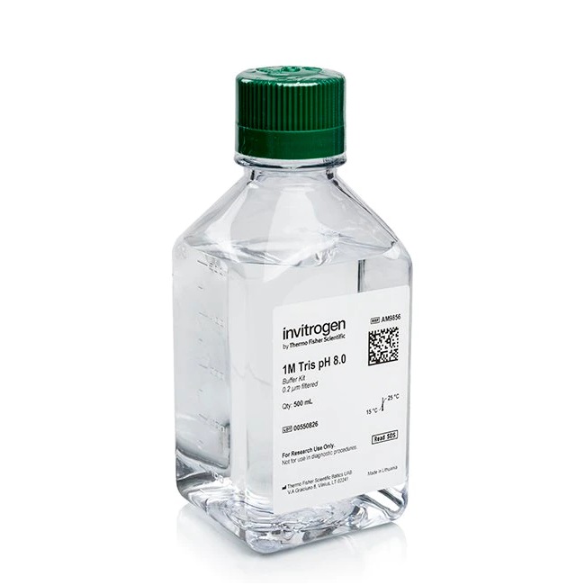 Invitrogen™ Tris (1 M), pH 8.0, RNase-free, 500 mL
