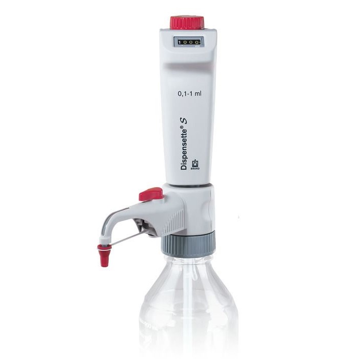 Bottle-top Dispensers Dispensette® S, Digital, DE-M, 0.1 ml - 1 ml, With Recirculation Valve