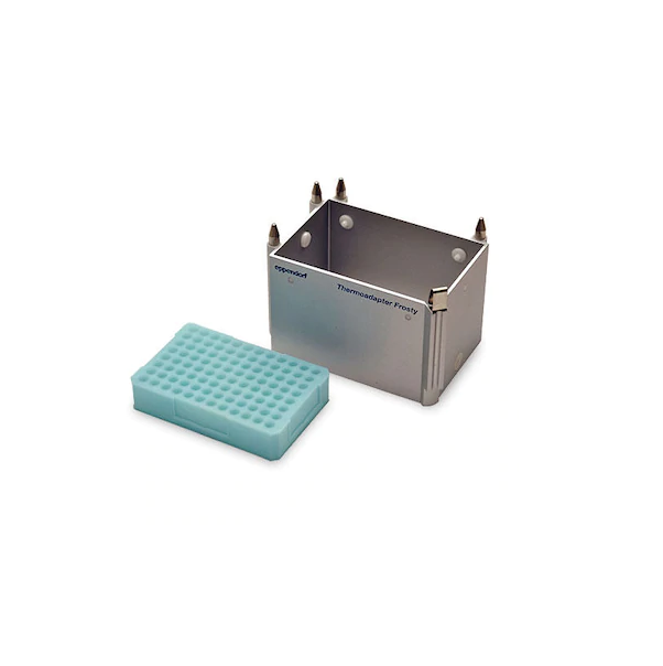 epMotion® Thermoadapter Frosty, combination of height adapter and PCR-Cooler, for cooling skirted PCR plates