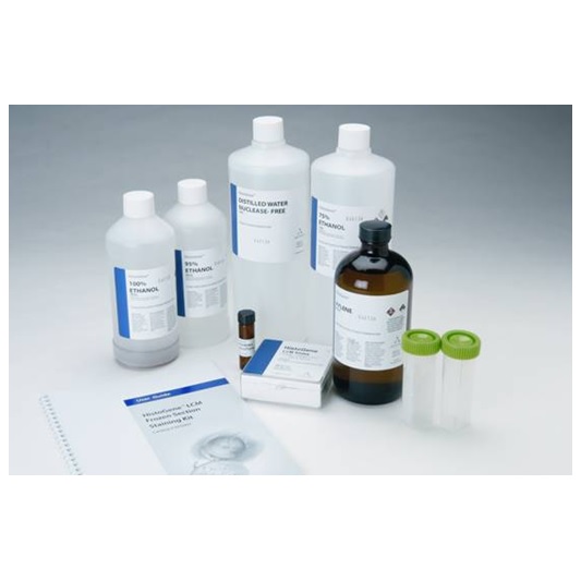 Applied Biosystems™ Histogene™ LCM Frozen Section Staining Kit, includes dehydration chemicals, stain, and slides
