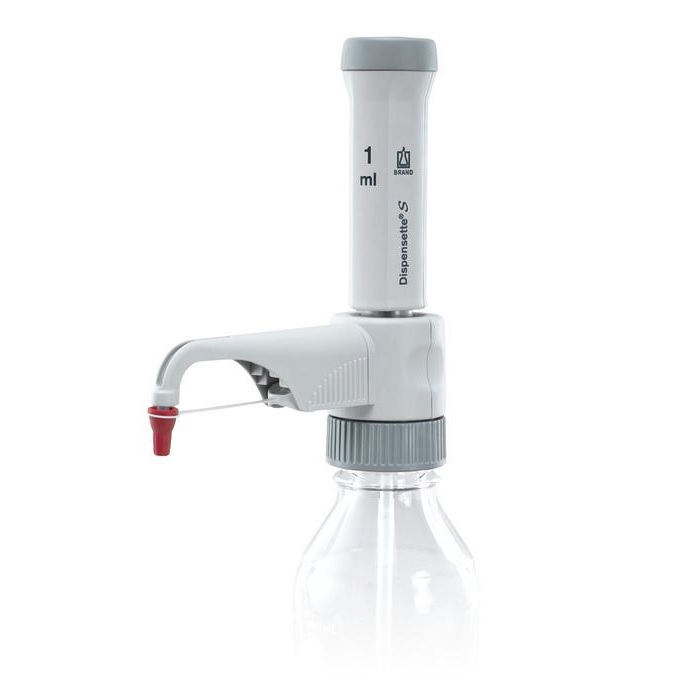 Bottle-top Dispensers Dispensette® S, Vixed-volume, DE-M, 1 ml, Without Recirculation Valve