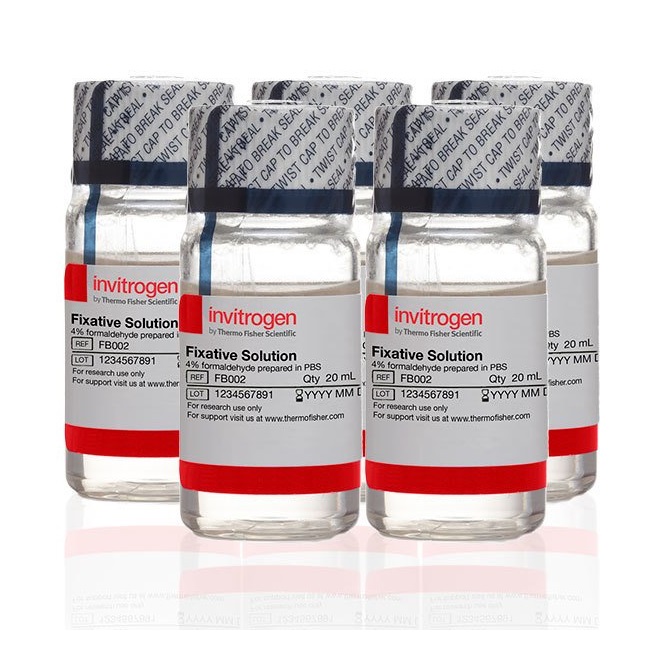 Invitrogen™ Image-iT™ Fixative Solution (4% formaldehyde, methanol-free), 5 x 20 mL