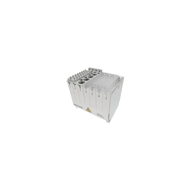 Reservoir Rack Module NGS, for use with epMotion® ReservoirRacks, for distributing samples and reagents for NGS-specific applications, space for 20 x ILMN tubes, 4 x Eppendorf Tubes® 5.0 mL, 4 x Eppendorf Tubes 1.5 mL