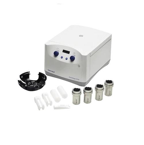 Eppendorf non-refrigerated centrifuge 5702, rotary knobs, with Rotor A-4-38