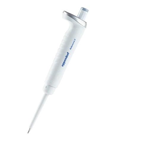 Eppendorf Reference® 2, 1-channel, fixed, 5 µL, medium gray