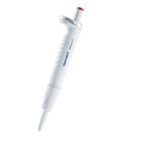 Eppendorf Reference® 2, 1-channel, variable, 0.25 – 2.5 mL, red