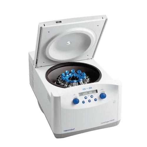 Eppendorf refrigerated centrifuge 5702 R, rotary knobs, with Rotor A-4-38, Adapters for 15/50 mL