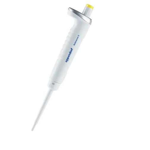 Eppendorf Reference® 2, 1-channel, fixed, 50 µL, yellow