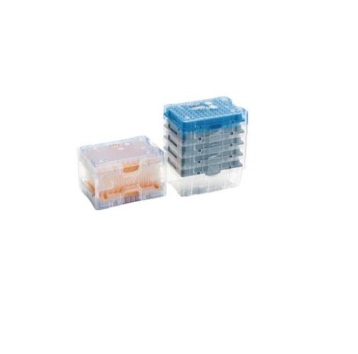 epT.I.P.S.® Reloads, Eppendorf Quality™, 0.1 – 10 µL, 34 mm, dark gray, colorless tips, 960 tips (10 trays × 96 tips)