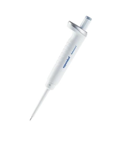 Eppendorf Reference® 2, 1-channel, fixed, 10 µL, medium gray
