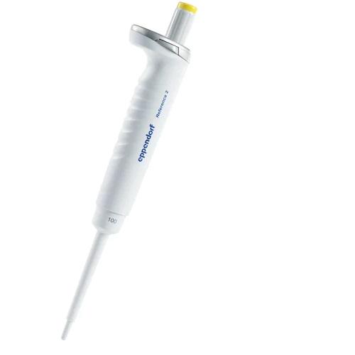 Eppendorf Reference® 2, 1-channel, variable, 10 – 100 µL, yellow
