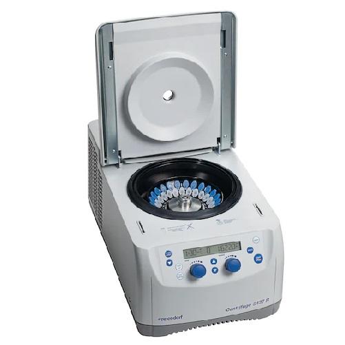 Eppendorf refrigerated centrifuge 5427 R, rotary knobs, with Rotor FA-45-12-17