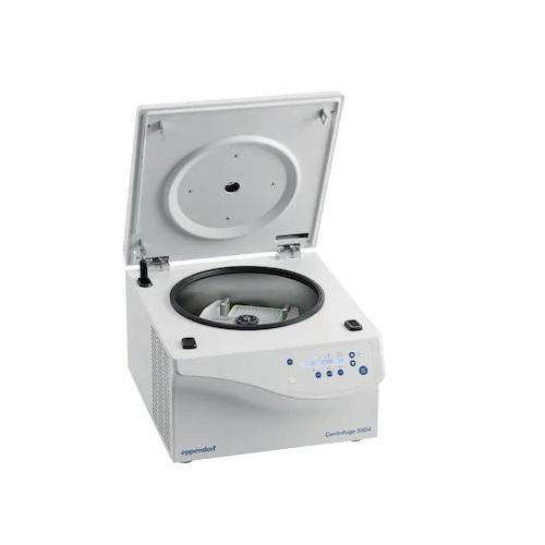 Eppendorf non-refrigerated centrifuge 5804, keypad, with Rotor A-4-44