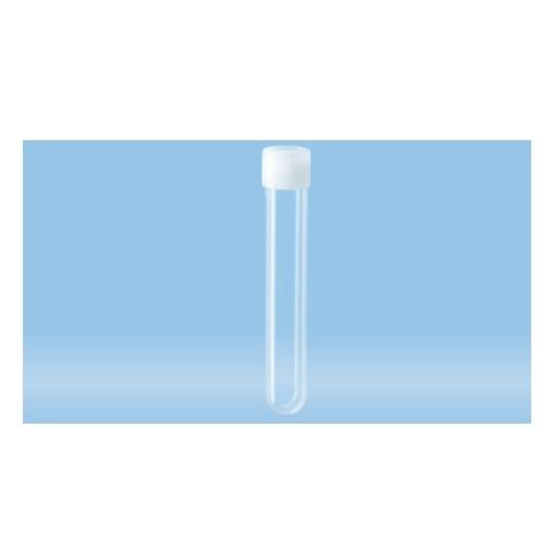 Sarstedt™ Screw Cap Tube, 13 ml, (LxØ): 101 x 16.5 mm, PP, Sterile, 500 piece(s)/bag, White Cap
