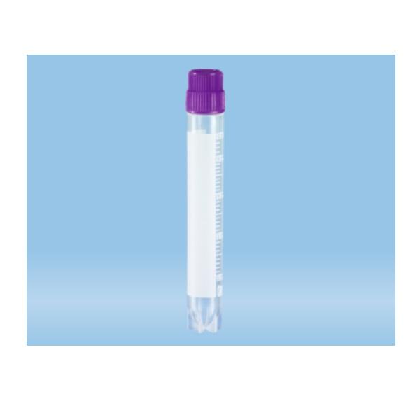 Sarstedt™ CryoPure Tubes, 5 ml, Quickseal Screw Cap, Violet