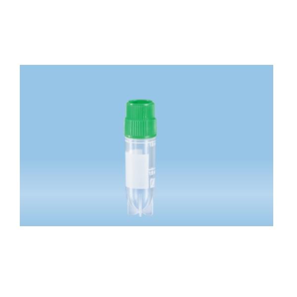 Sarstedt™ CryoPure Tubes, 2 ml, Quickseal Screw Cap, Green