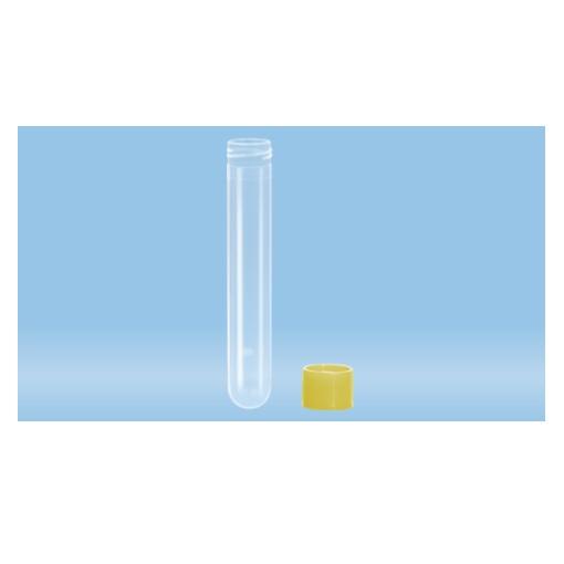 Sarstedt™ Screw Cap Tube, 13 ml, (LxØ): 101 x 16.5 mm, PP,  500 piece(s)/bag, Yellow Cap