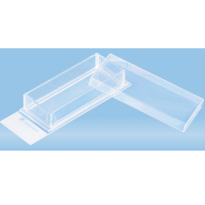 Sarstedt™ x-well Cell Culture Chamber, 1-well, On Glass Slide, Removable Frame