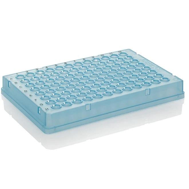 Thermo Scientific™ PCR Plate, 96-well, low profile, skirted, Black Lettering, Blue