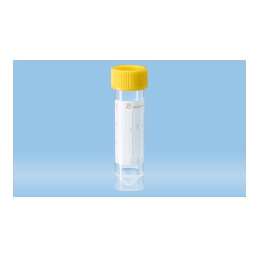 Sarstedt™ Screw Cap Tube, 25 ml, (LxØ): 90 x 25 mm, PP, With Paper Label, Sterile, 500 piece(s)/bag
