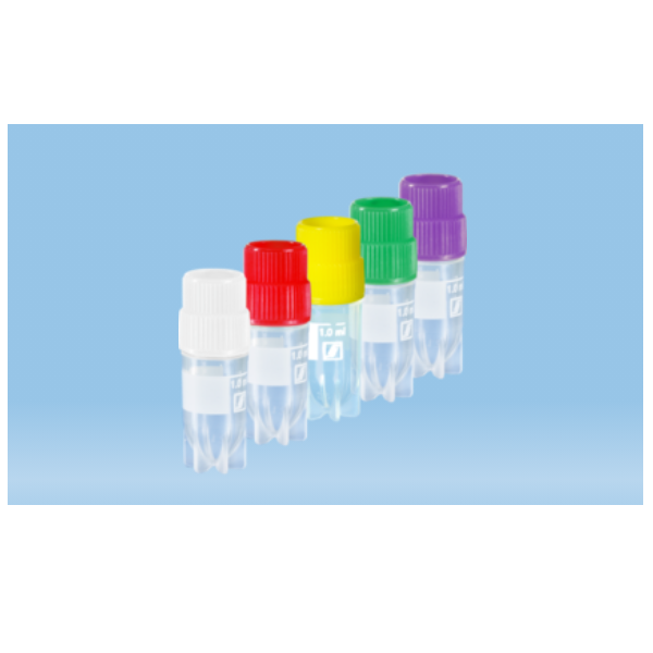 Sarstedt™ CryoPure Tubes, 1.2 ml, Quickseal Screw Cap, Colour Mix