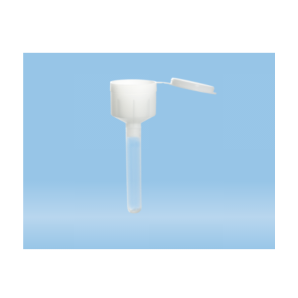 Sarstedt™ Drop Collector,112 mm, PP, Tube With Funnel Cup