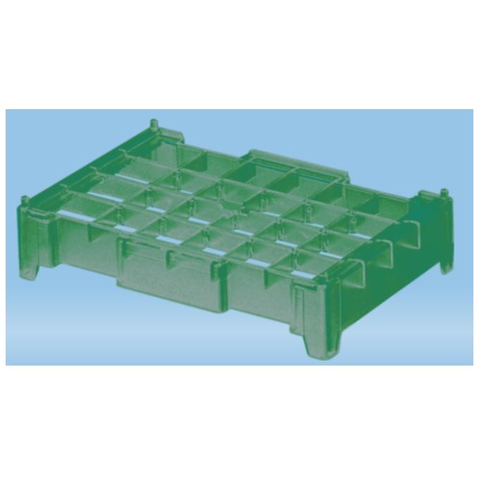 Sarstedt™ Base Station, PC, Format: 6 x 4, Suitable For 0.2 ml PCR Tubes, Green