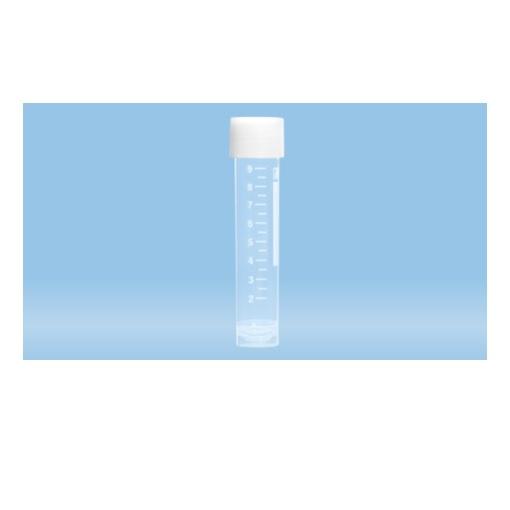 Sarstedt™ Screw Cap Tube, 10 ml, (LxØ): 79 x 16 mm, PP, Round Base With Skirted Base, Sterile, With Print