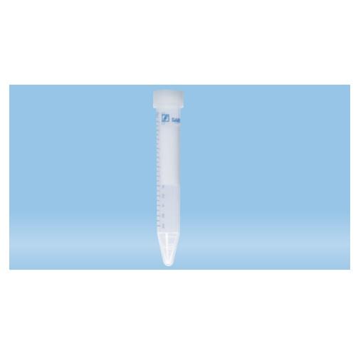 Sarstedt™ Screw Cap Tube, 15 ml, (LxØ): 120 x 17 mm, PP, With Print, 50 piece(s)/bag, Sterile, White Cap