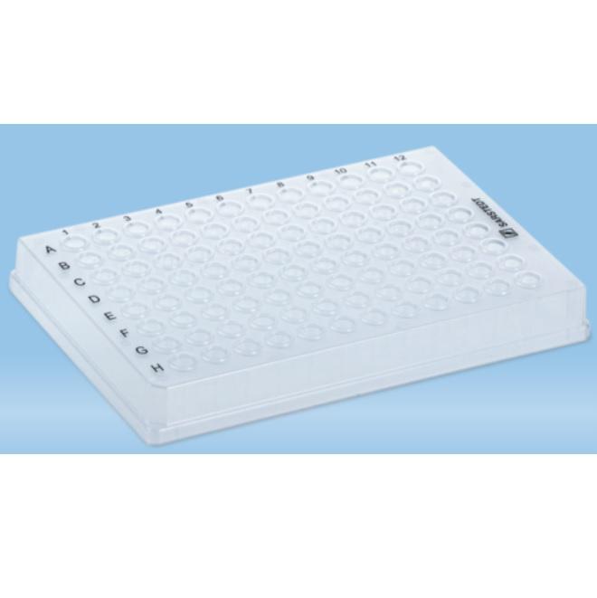 Sarstedt™ PCR Plate Full Skirt, 96 Well, Transparent, Low-Profile, 100 µl, PCR Performance Tested, PP