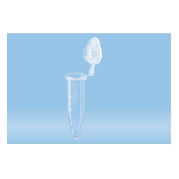 Sarstedt™ PCR Single Tube, 0.5 ml, Biosphere® plus, Transparent, PP, Flat Cap